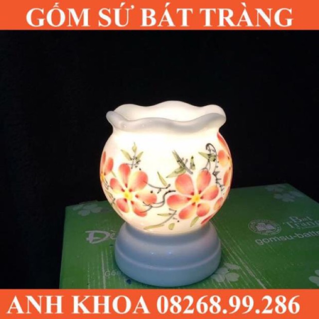 Đèn xông tinh dầu size to - Gốm sứ Bát Tràng Anh Khoa