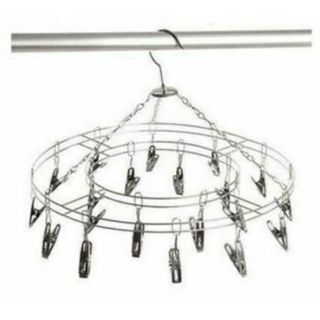 Móc chùm inox phơi quần áo cho tre