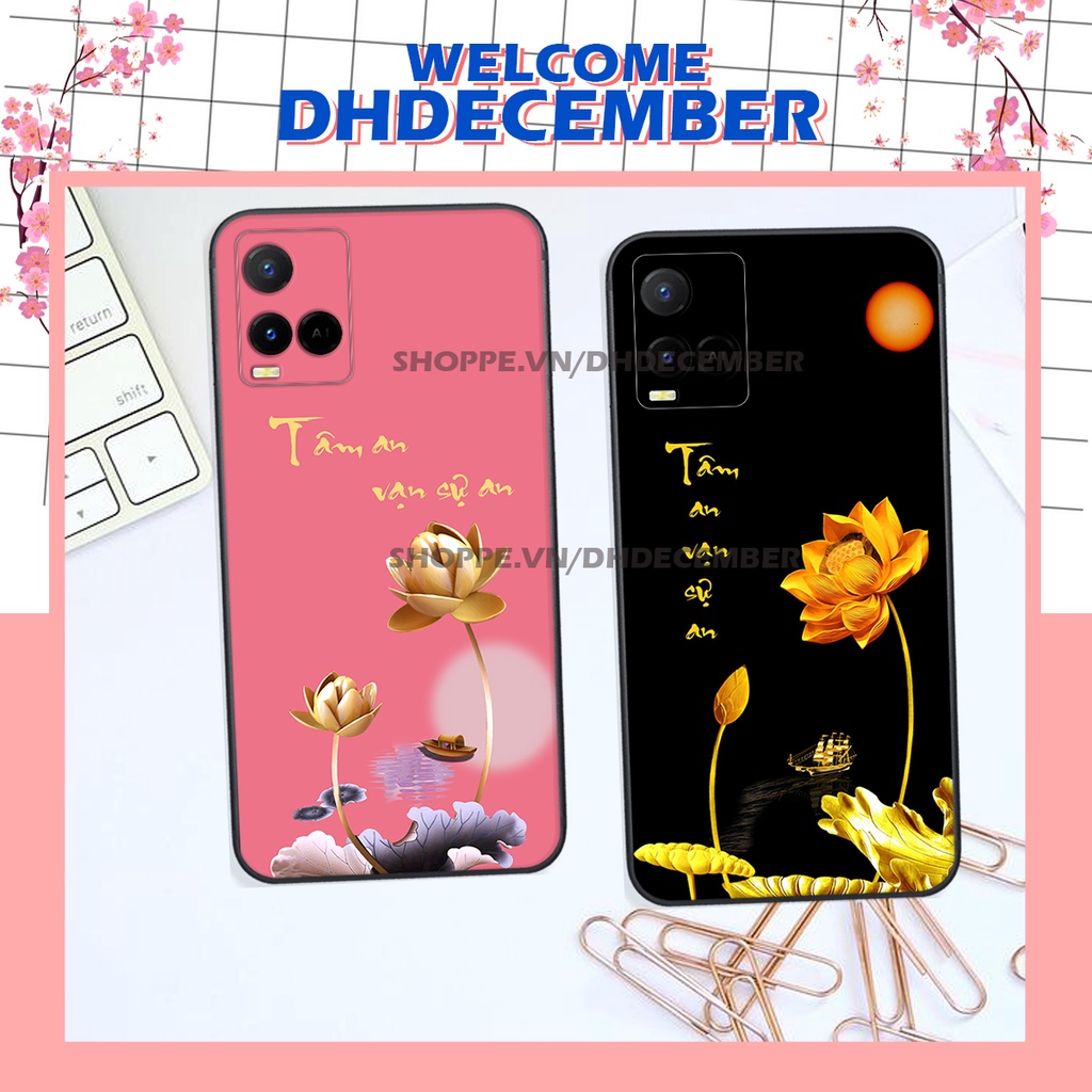 Ốp lưng Vivo Y21 2021 / Y33S in hình thư pháp tâm an vạn sự an ,mã đáo thành công SIÊU CHẤT