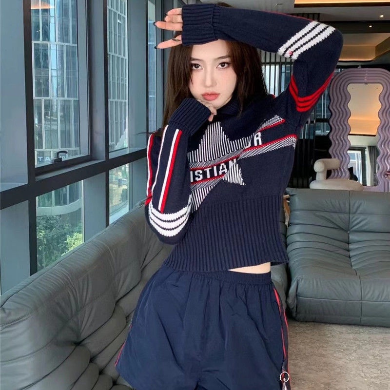 Hàng Có Sẵn!Dior!Áo Khoác Cardigan Dệt Kim Dáng Rộng Xu Hướng Mới