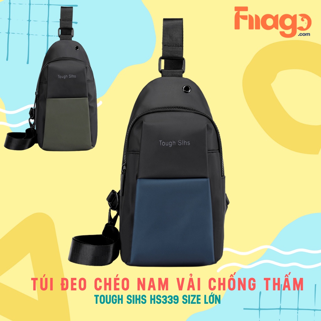 Túi Đeo Chéo Vải TPE Chống Nước HS339 Size Lớn Thời Trang Nam Fiiago Shop