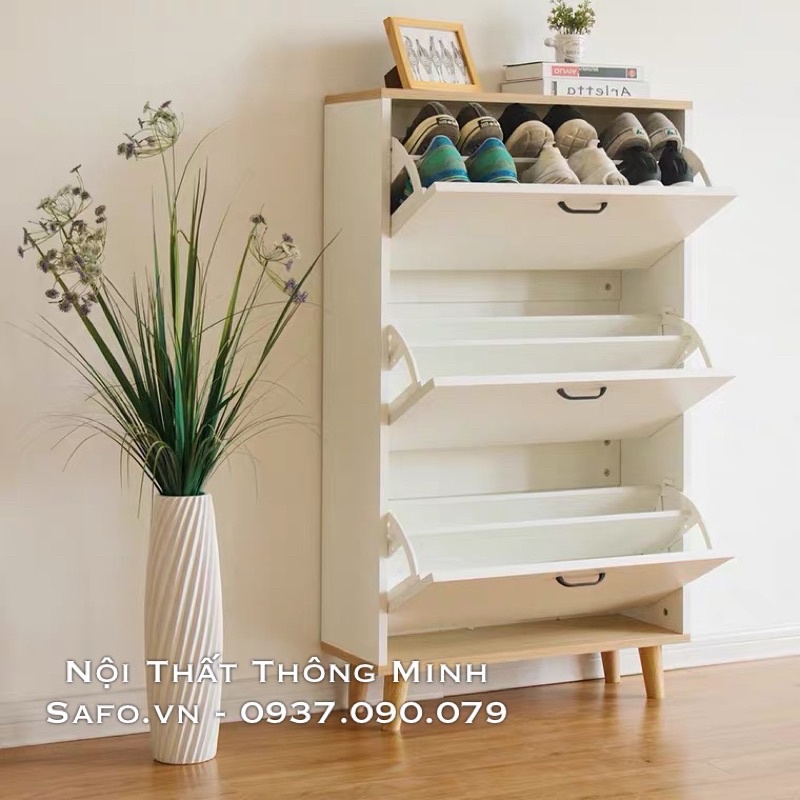 Tủ Giày Thông Minh Đa Năng N0.6m Gỗ MDF (HÀNG ĐÃ LẮP RÁP) - TG28979