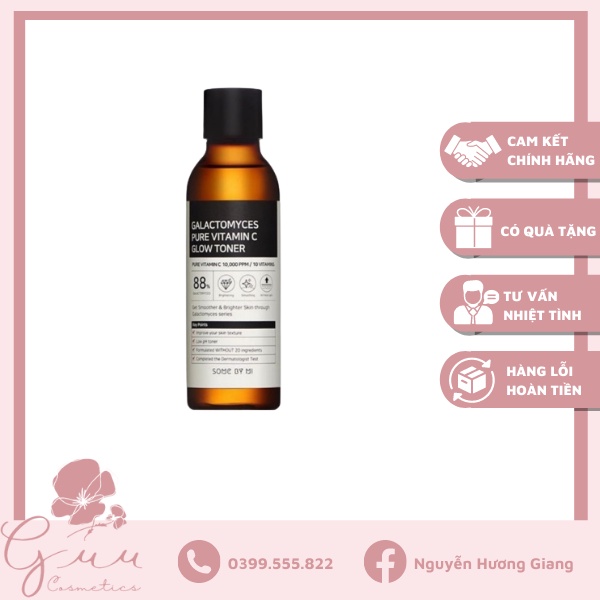 Nước hoa hồng Some By Mi Glactomyces Pure Vitamin C Glow Toner