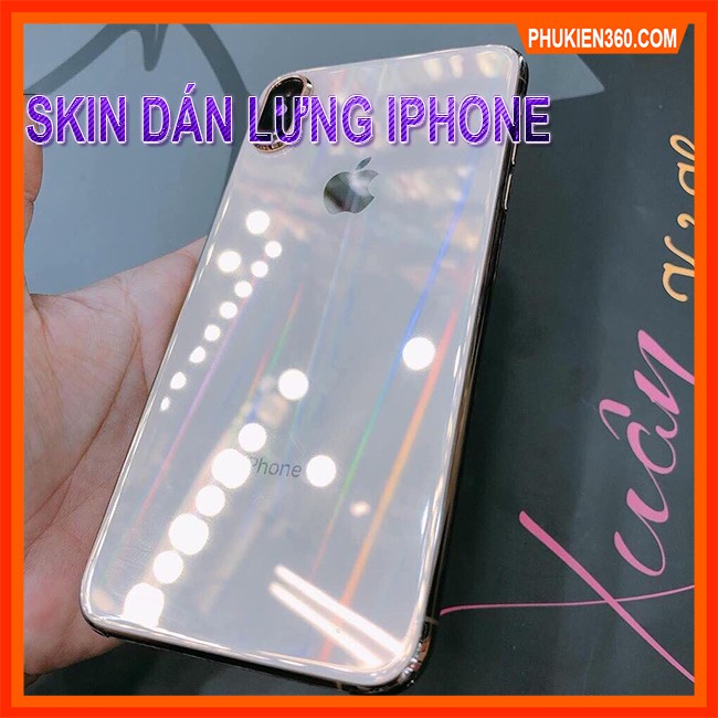 Skin Dán Mặt Lưng iPhone PPF Màu Cầu Vồng iPhone 6,6s,6plus,6s plus,7,7 plus,8,8plus,x,xs,xs max,11,11 pro max