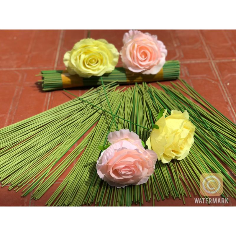 Set 10 Đến 50 Cành Kẽm Cắm Hoa Giả Hoa Sáp Phụ Kiện Trang Trí Decor Nhà | Hà Hoa Flower