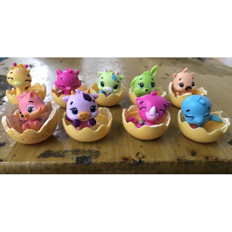 set 10 trứng hatchimals vàng ko tim