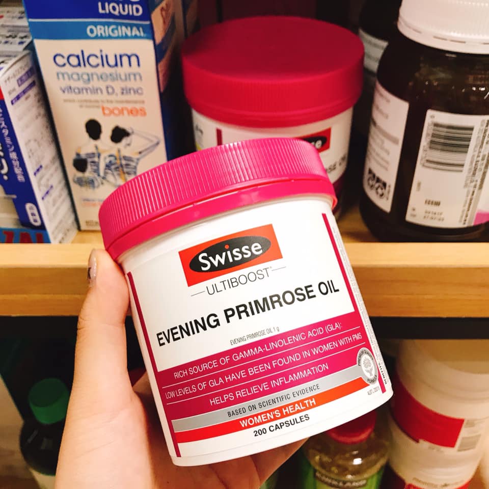 Tinh dầu Hoa anh thảo Swisse [CHÍNH HÃNG] Swisse Ultiboost Evening Primrose Oil - 200 viên