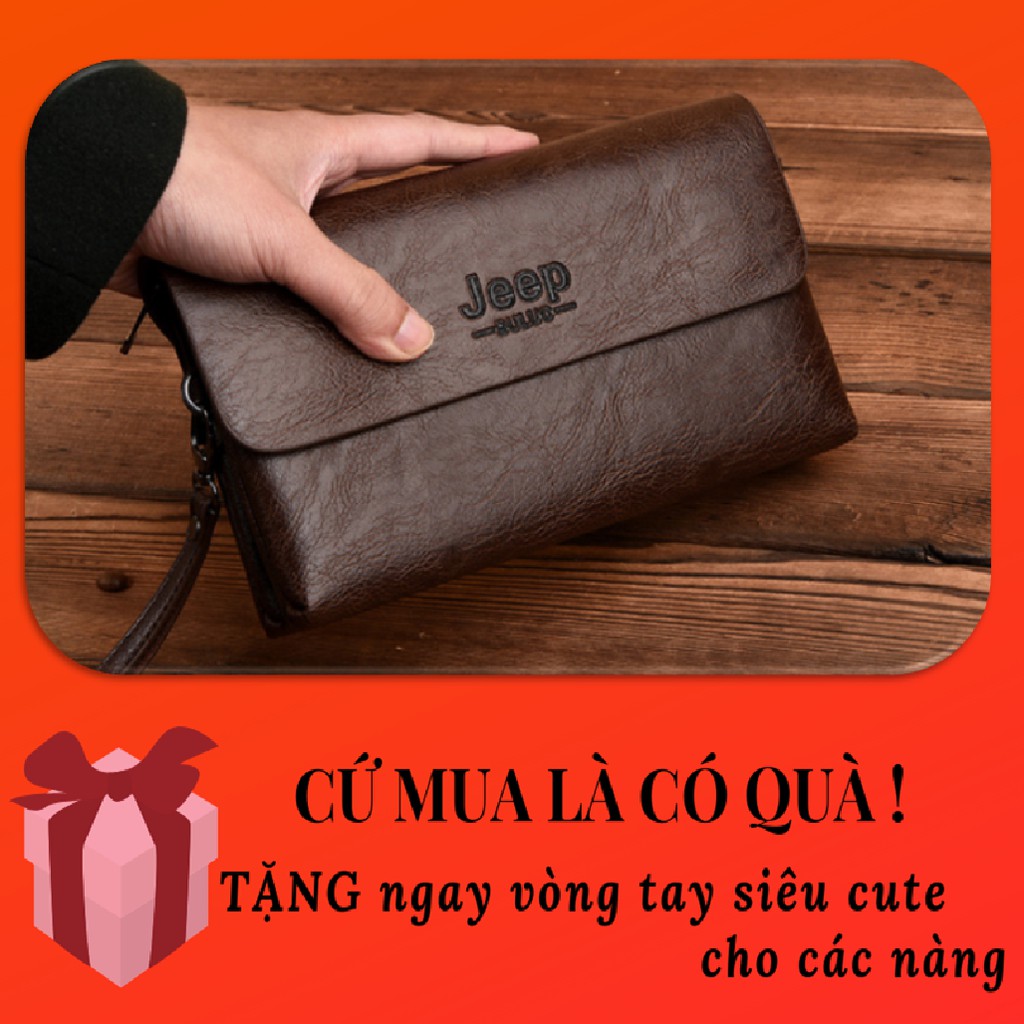 Ví Cầm Tay Nam - Clutch Cầm Tay Nam Mini Jeep