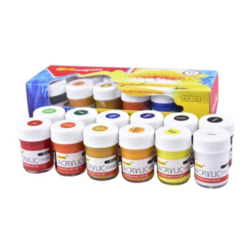 Màu nước Acrylic Colokit ACR-C03  hàng có kiểm tra chất lượng và an toàn