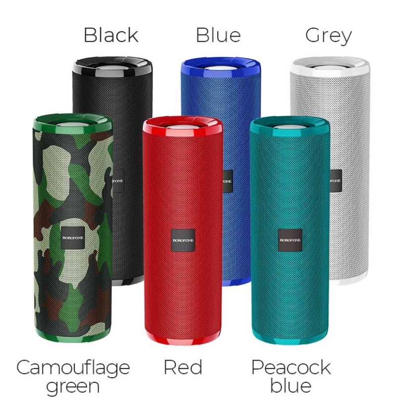 Loa Bluetooth BOROFONE BR1 Chính hãng (v5.0, Pin 1200mAh, TF, USB)
