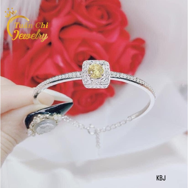 [HÀNG MỚI] Lắc Tay Nữ- Vòng Tay Bạc Kết Hợp Đá Đủ Màu, Nổi Bật, Xinh Xắn
