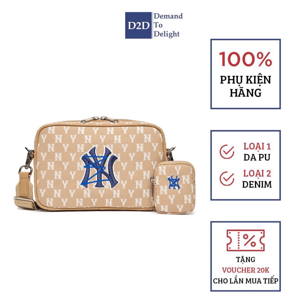 Túi Đeo Chéo M.L.B Bản To và Mini Monogram Crossbag NY Yankees Season 2022