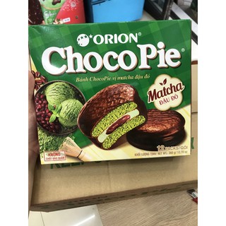BÁNH CHOCOPIE MATCHA ĐẬU ĐỎ 360G (12 CÁI)