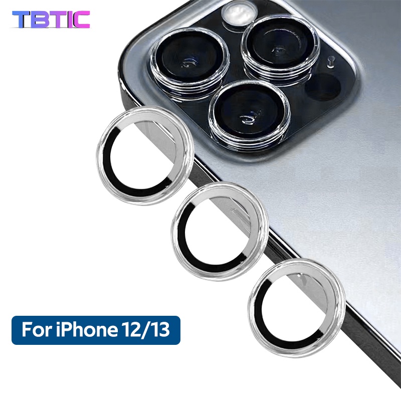 Tbtic Kính Cường Lực 9h Bảo Vệ camera Sau Điện Thoại iphone 15 14 plus 13 12 11 pro max