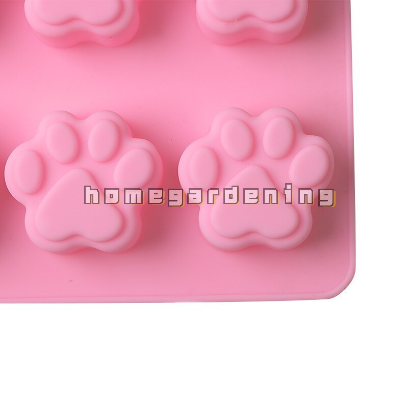 Khuôn Silicone Làm Bánh Hình Dấu Chân Chó Mèo Xinh Xắn