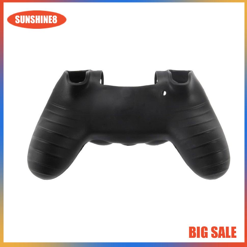 【SUN】Silicone Rubber Case Skin Cover For PS4 Controller Grip Handle Console