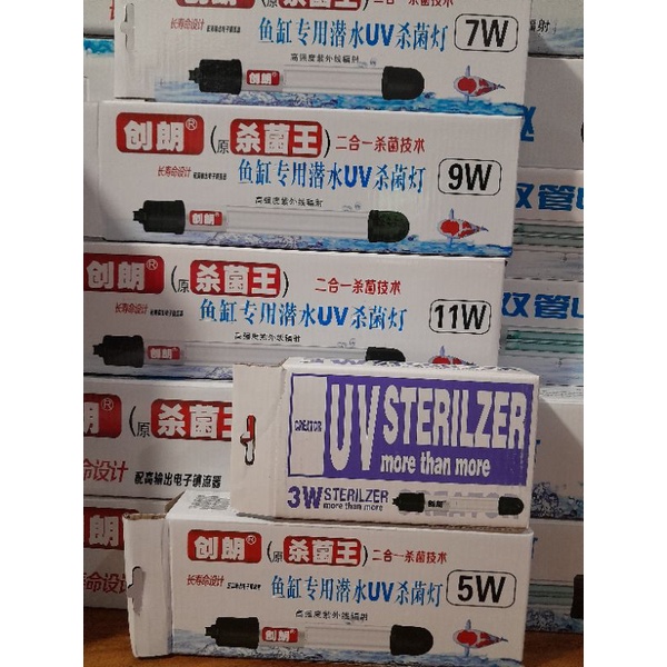 Đèn UV Creator công suất 3w,5w,7w,9w,11w,20w,30w,40w,60w,100w diệt rêu hồ cá