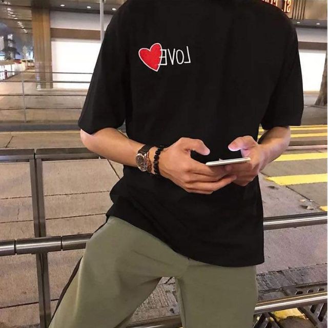 [FREESHIP ĐƠN TỪ 50K] Áo phông Love tim HARI019