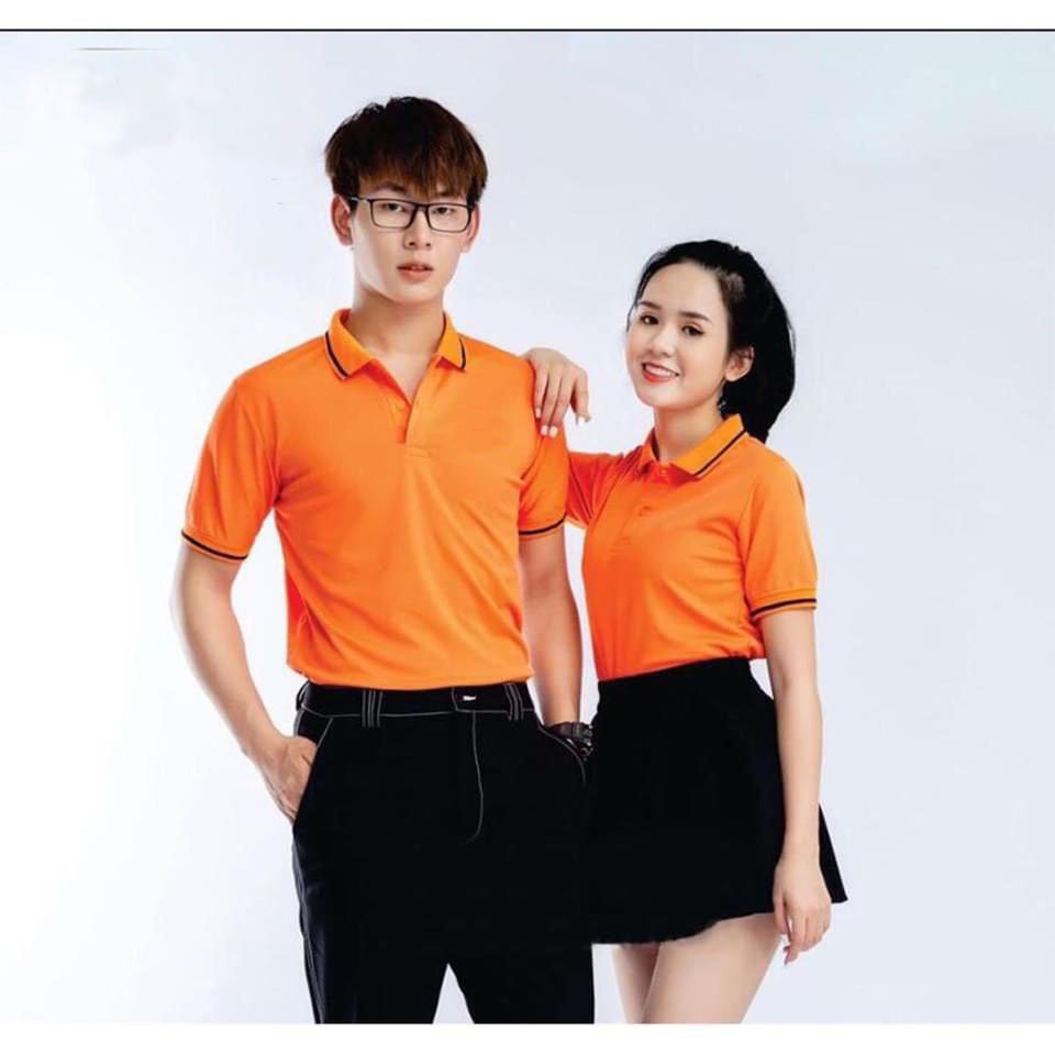 ❤️SIÊU CHẤT❤️ Áo phông nam nữ Polo có cổ phối viền đẹp, vải mềm, co giãn, mặc siêu mát, Áo Thun Có Cổ Nam Nữ