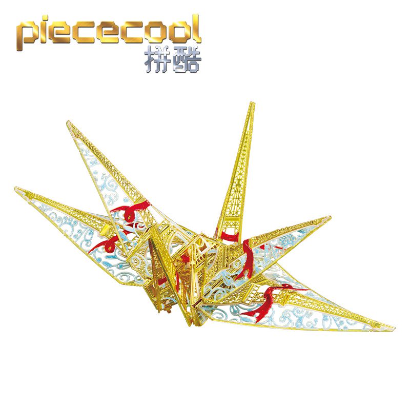 Mô Hình 3D Kim Loại Piececool Con Hạc May Mắn