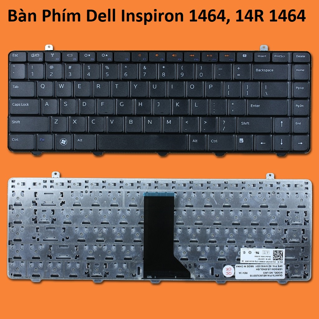 Bàn Phím Laptop Dell Inspiron 1464, 14R 1464