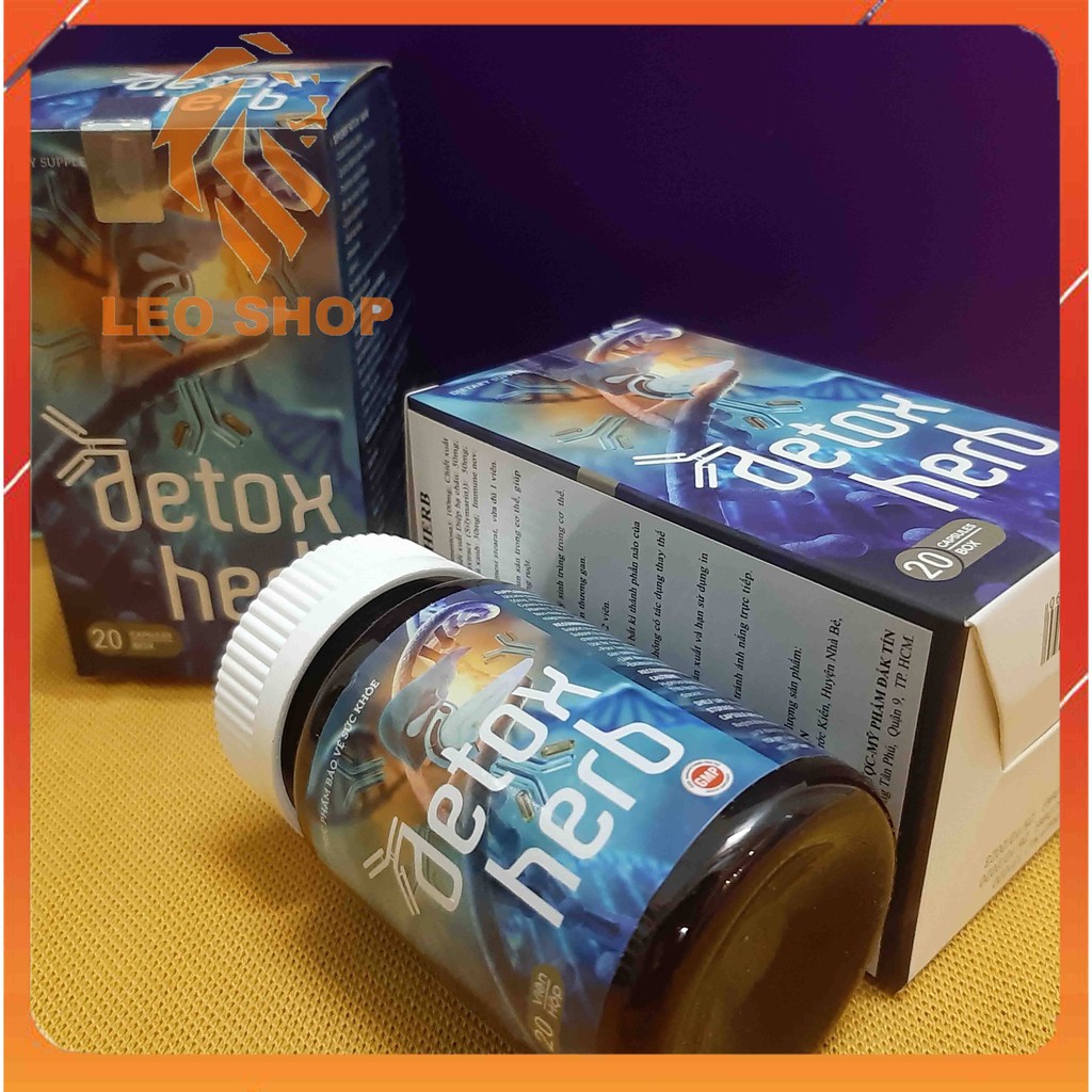 [COMBO 3 HỘP] VIÊN UỐNG DETOXHERB - Diệt Ký Sinh Trùng Nâng Cao Đề Kháng Thanh Nhiệt Mát Gan - Chính Hãng Hộp 20 Viên | BigBuy360 - bigbuy360.vn