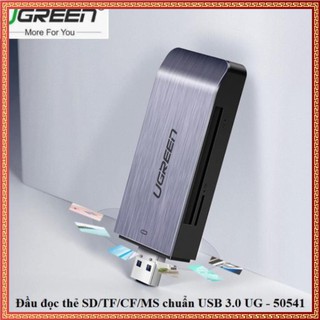 Đầu đọc thẻ SD/TF/CF/MS chuẩn USB 3.0 Chính hãng Ugreen 50541 CM180