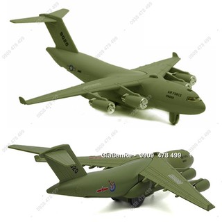 Mô Hình Máy Bay Vận Tải Quân Sự C17 J20 - Tỉ Lệ 1:400 – dài 21cm - Xanh Lá - 7788.3