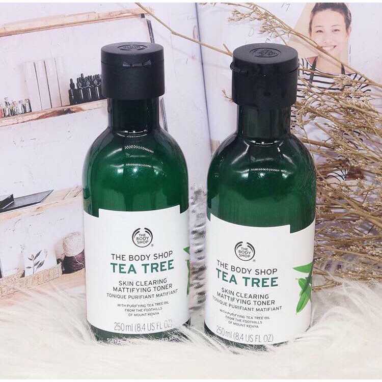 Nước Cân Bằng Da The Body Shop Tea Tree Skin Clearing Mattifying 250ml.