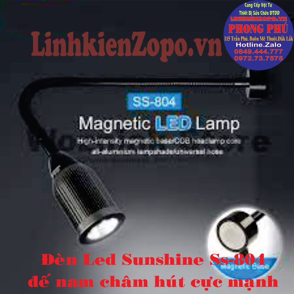 ✨Đèn Led Kỹ Thuật SUNSHINE SS 804 Đế Hít Nam Châm✨