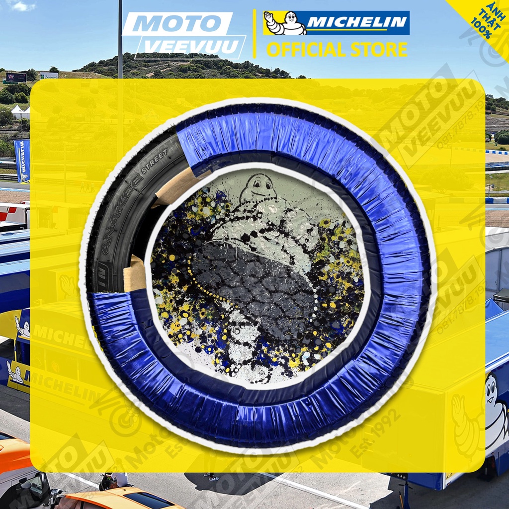 Vỏ lốp xe máy MICHELIN 80/90-14 TL Anakee Street (Lốp không ruột)