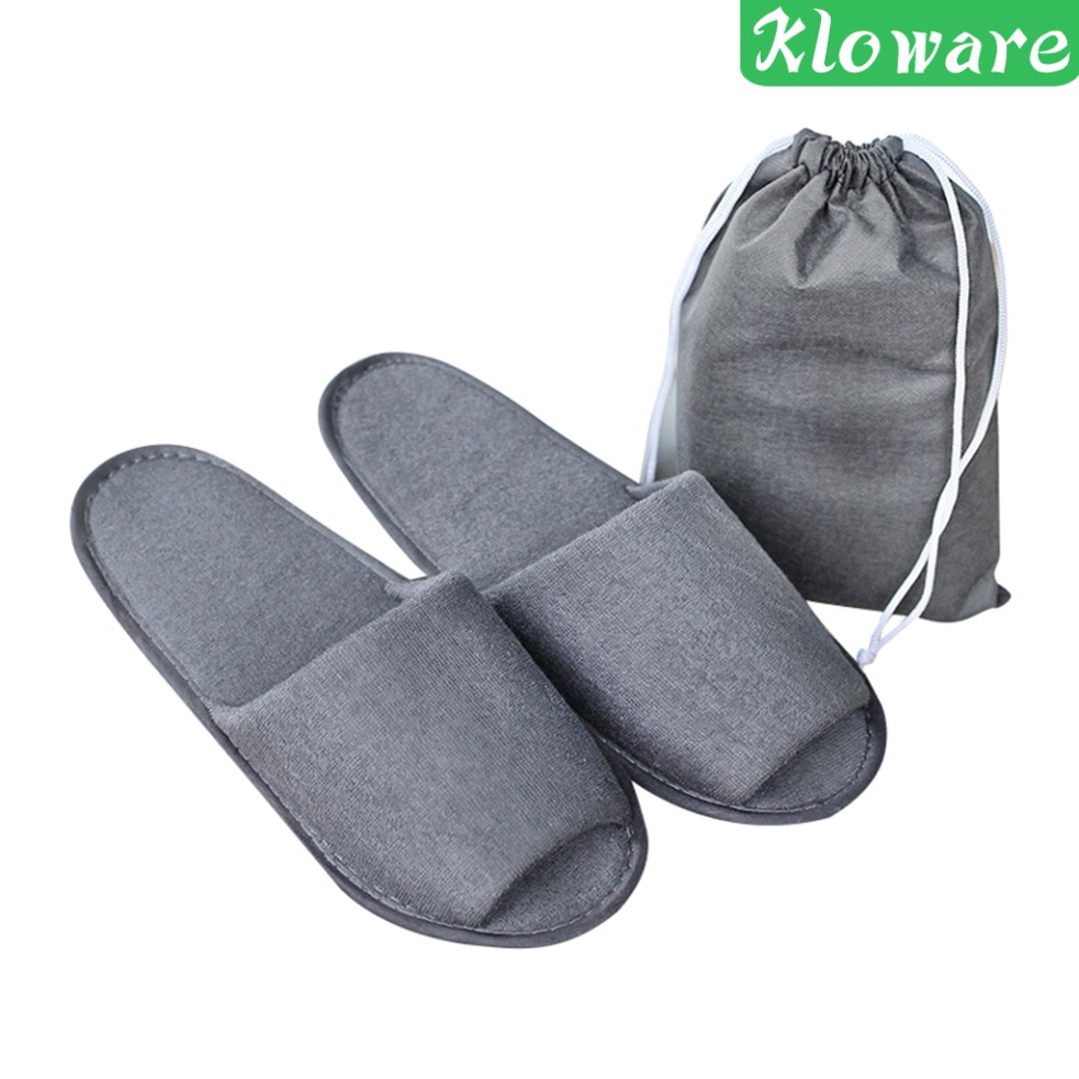 [Kloware] Dép Cotton Đi Trong Nhà Khách Sạn Spa Dùng Một Lần Tiện Lợi