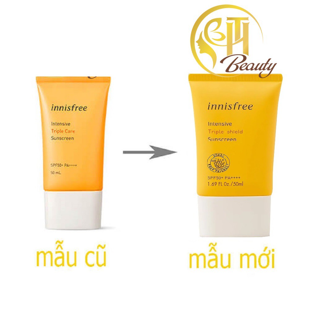 Kem Chống Nắng Innisfree Triple Care, Long Lasting, No Sebum