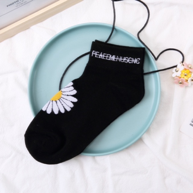 SET 05 Đôi tất hoa cúc Thấp Cổ Unisex GD PMO Phong cách Hàn Quốc - Đôi Vớ Hoa Cúc | FREESHIP FLASHSALE