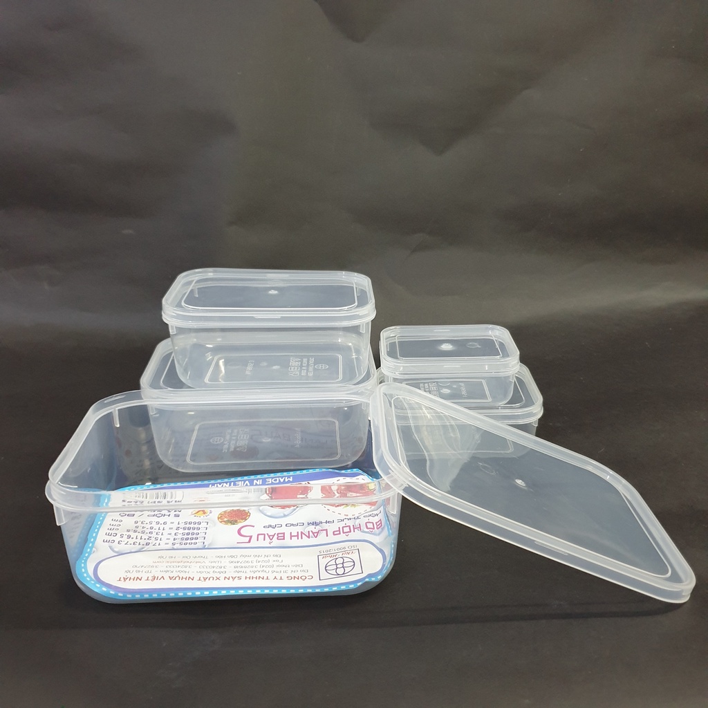 Hộp Tủ Lạnh ,Hộp Thực Phẩm Đựng rau ,Hoa Quả. Đựng Thức Ăn Có Khay Giáo Nước Bằng Nhựa PP Cao Cấp An Toàn Sức Khỏe
