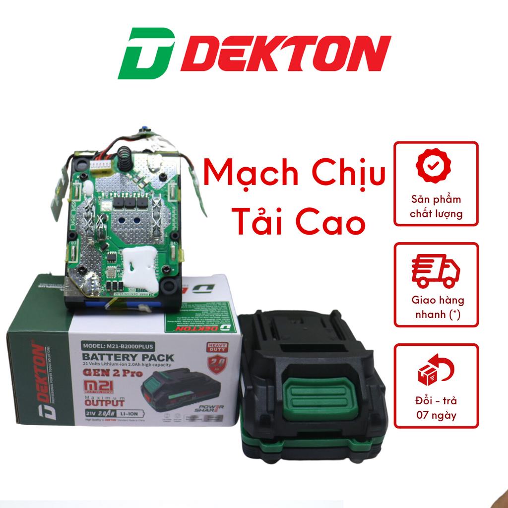 Pin Dekton 2A Nâng Cấp M21-B2000 Plus dung lượng cao chịu nhiệt độ cao