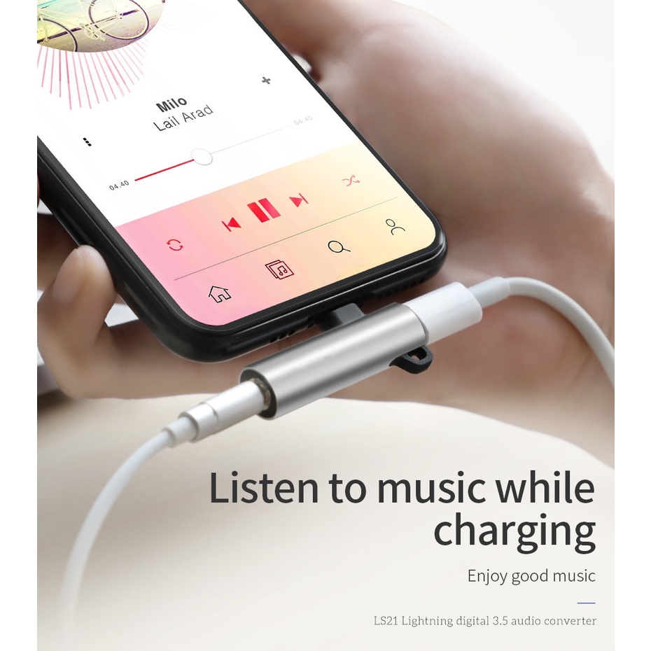 Cáp ChuyểN ĐổI Âm Thanh Tai Nghe 3.5mm / Mini Sang 3.5mm 2 Trong 1 Chuyên DụNg Cho iPhone