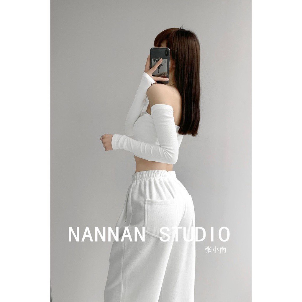 Áo Thun Nữ Tay Dài Hở Rốn Thời Trang Quyến Rũ | BigBuy360 - bigbuy360.vn
