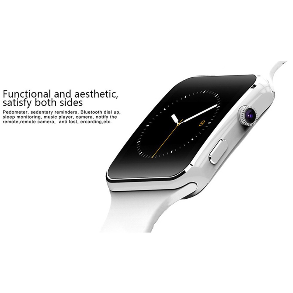 Đồng hồ thông minh X6 màn hình cảm ứng , camera bluetooth , chạm Android iOS
