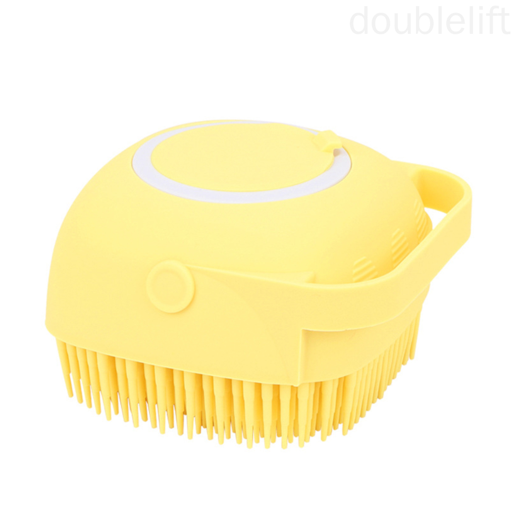 Bàn chải tắm massage cơ thể tẩy tế bào chết bằng silicon cho người lớn và trẻ em