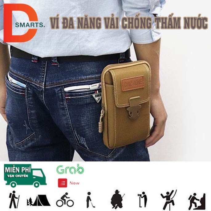 Ví đa năng đeo thắt lưng, cầm tay đựng điện thoại, ví tiền, móc chìa khóa tất cả trong một HÀNG HOT