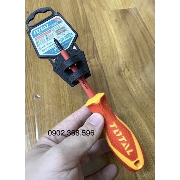 Tua vít bake PH0 cách điện TOTAL THTISPH060