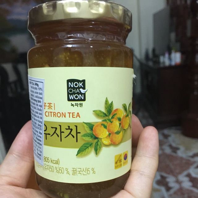 Mâth ong chanh đào Hàn Quốc 300g