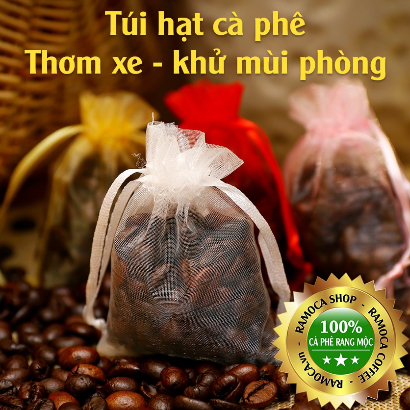 Túi cà phê thơm phòng, khử mùi phòng, tủ quần áo, kệ giày dép, tủ chén,...