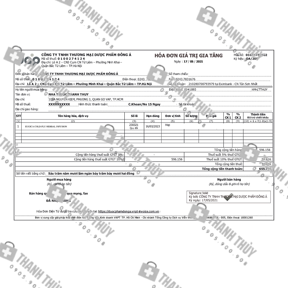 Trà Giải Cảm Eugica  Từ Thảo Dược, Phòng Cúm, Ngạt Mũi, Hắt Hơi, Cảm Lạnh Từ Gừng, Tiêu Đen, Quế