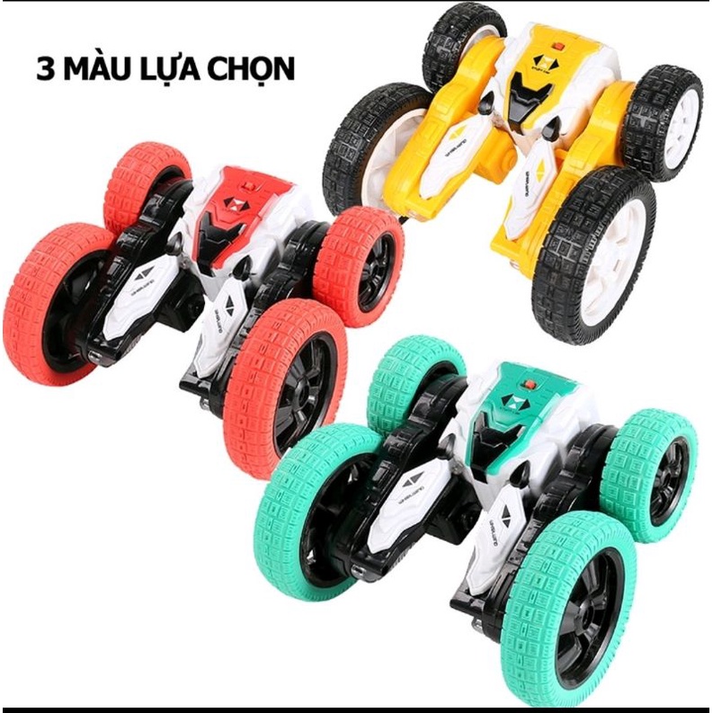 Xe nhào lộn StuntCar xoay 360 độ Đồ chơi trẻ em ô tô điều khiển từ xa địa hình tốc độ cao rc sóng 2.4G pin sạc