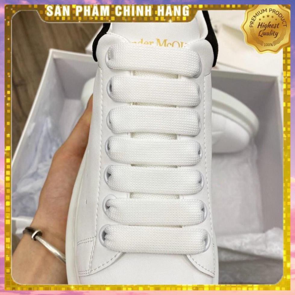 Giày Da Nam, Nữ Đẹp, Giày MCQ trắng gót đen [hỗ trợ đổi trả] Sang Trọng,Nổi Bật Chốn Đông Người | BigBuy360 - bigbuy360.vn