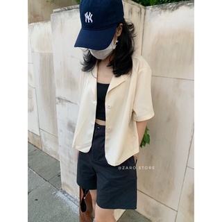 Áo blazer ngắn tay