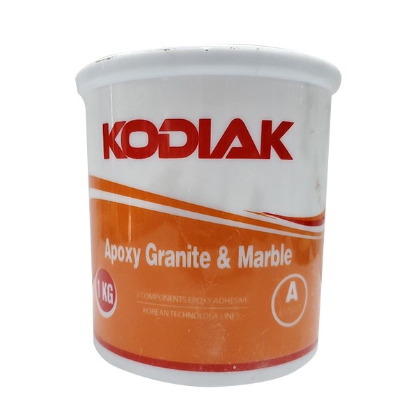 Cặp keo Kodiak AB- Keo AB hai thành phần- Chuyên sử dụng để gắn đá mặt tiền- Cặp 2kg và10kg