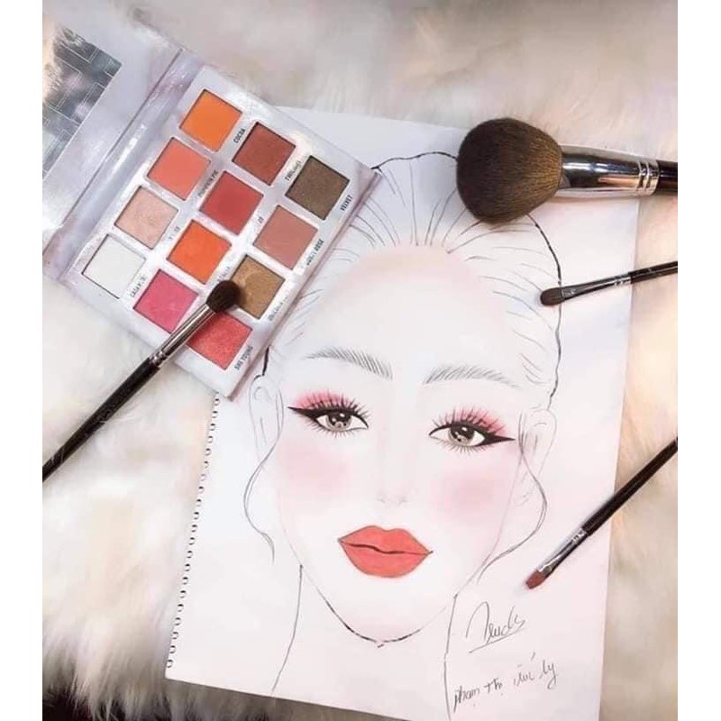 Giấy facechart cho makeup